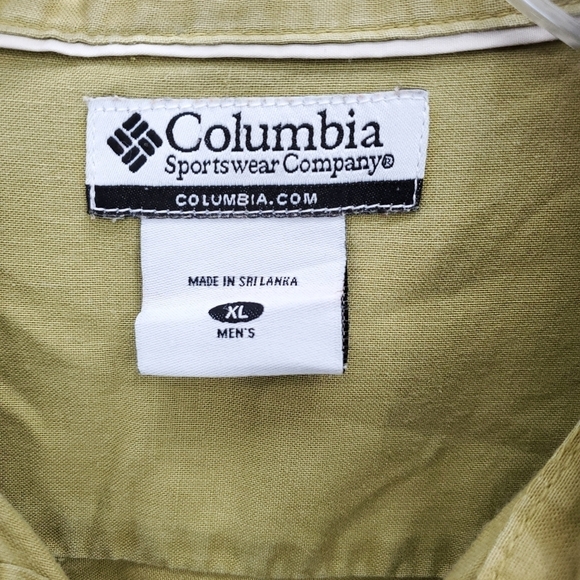 Columbia olive button down shirt xl - Picture 4 of 5